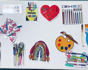 stickers voor kunstenaars/schilders