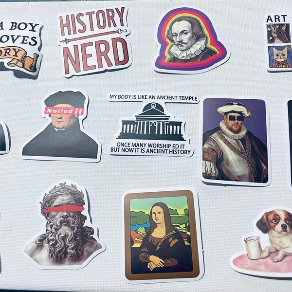 History Stickers - Etsy UK