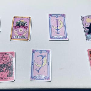 themastickers voor tarotkaarten