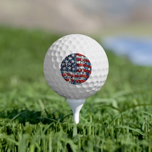 Patriotic Golf Balls, 6pcs. American Pride golf balls