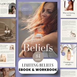 Limiting Beliefs eBook & Workbook With Printable Sheets To Journal Daily