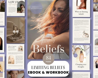 Limiting Beliefs eBook & Workbook With Printable Sheets To Journal Daily