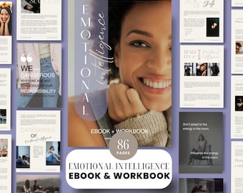 Emotional Intelligence eBook & Workbook With Printable Sheets To Journal Daily