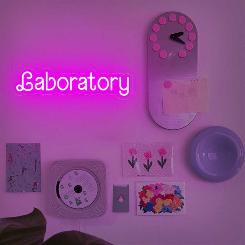Laboratory Neon Sign: Medical Lab Science Decor - Etsy