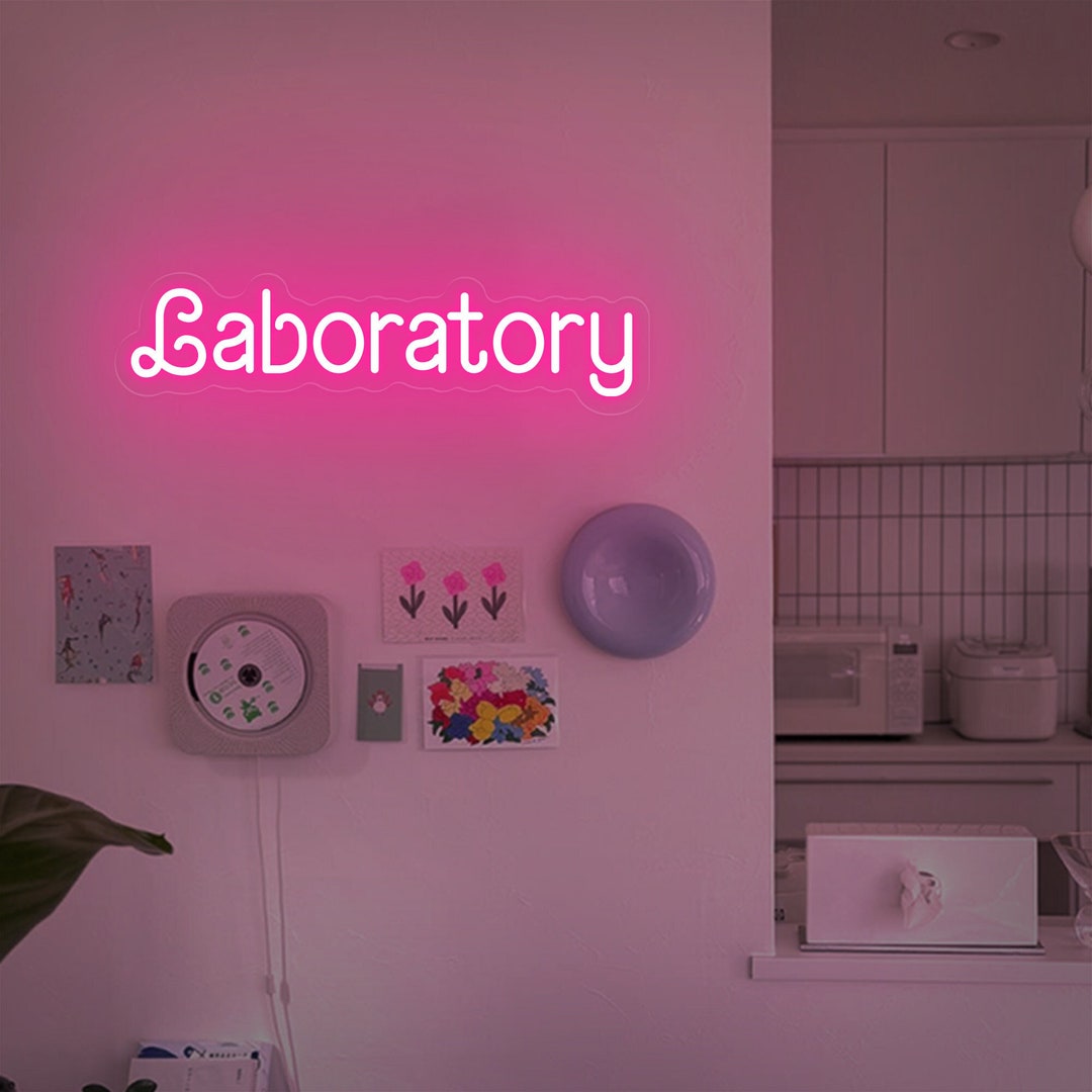 Laboratory Neon Sign: Medical Lab Science Decor - Etsy