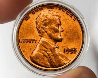 Monedas 1955 55 Doble Troquel Lincoln Cent Monedas Conmemorativas de EE. UU. Las mejores para regalo