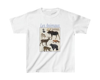 Les Animaux - Kids Heavy Cotton T