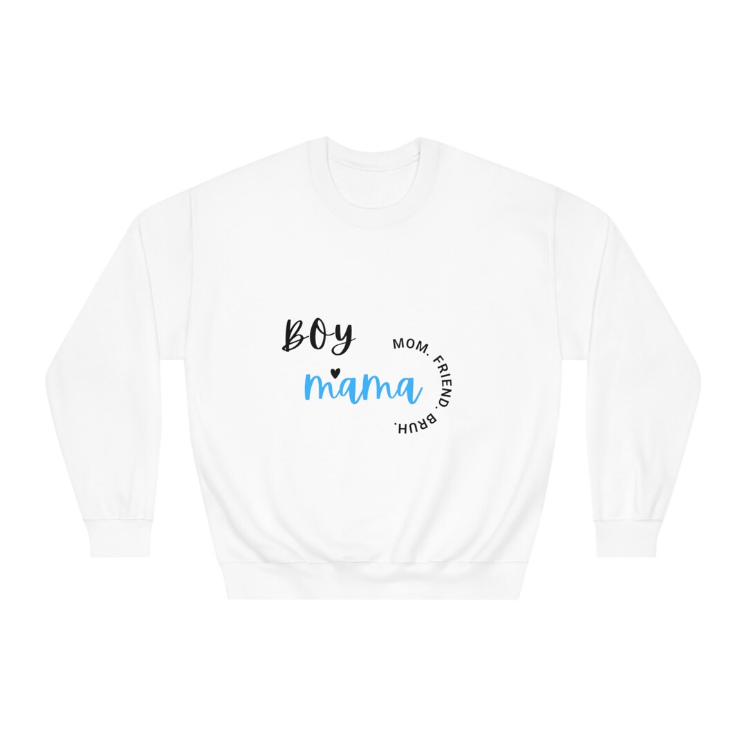 Boy Mama Sweatshirt, Black/white Sweatshirt, New Mom Gift, Going Home