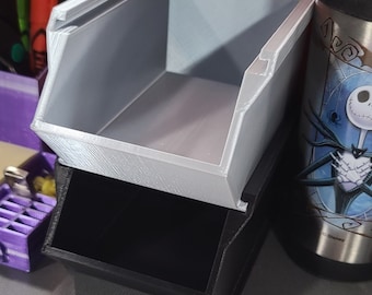 3D Print File: Stackable Storage Bin with Lid (Digital Download STL)