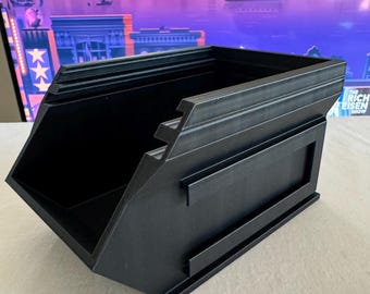 3D Print Modular Storage Bin STL File | Stackable Design with Lid (Digital Download)