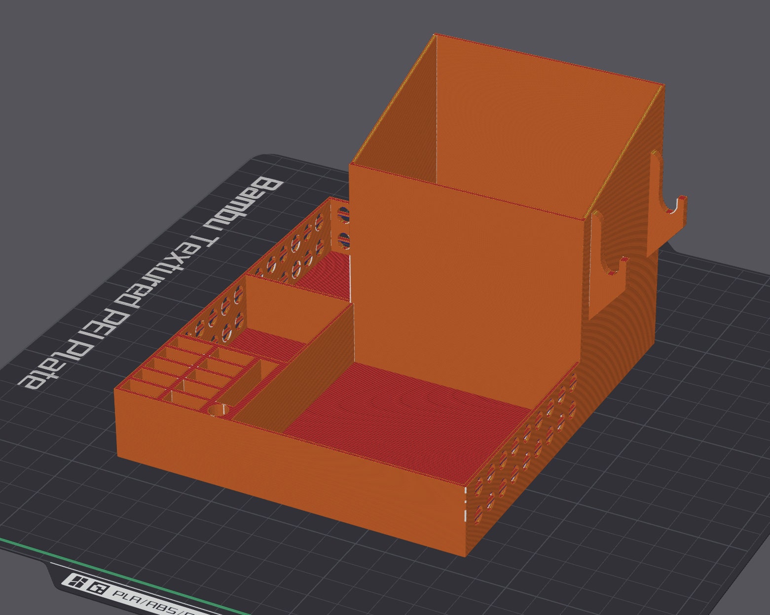 3D Printable Desk Organizer Caddy STL File Only Office Accessories
