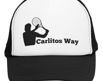 Mesh Cap, Carlos Alcaraz Tennis Hat, Trendy Tennis Cap, Tennis Apparel, Sun Protection Hat, Tennis Fan Gift, Tennis Player Hat, Alcaraz Hat