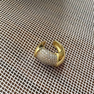 Serenay Sarıkaye Earcuff, Pave CZ Earcuff, Thank you Next Series Jewelry, 925 Solid Silver, Turkish Netflix Jewelry, Conch Earings Gift