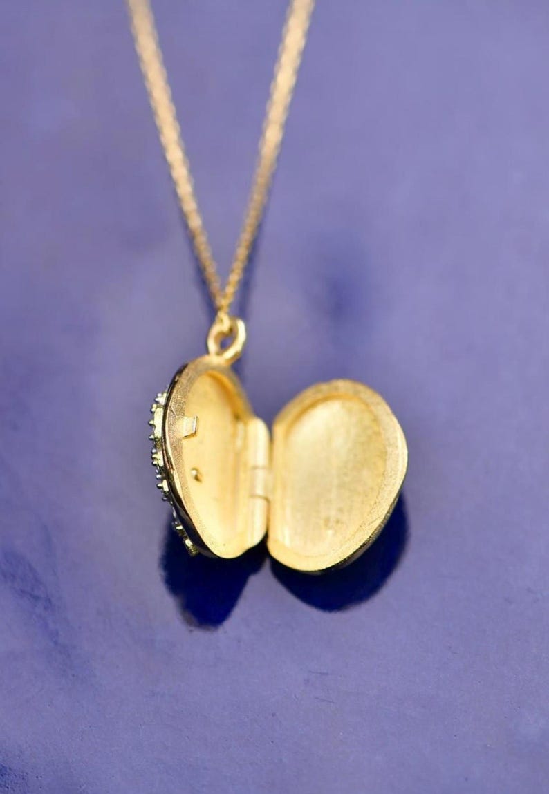 Cz Simurg Pendant Necklace, Phoenix Locket Necklace, Photo Locket ...
