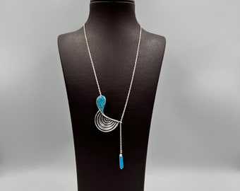 Historical City Of Ephesus Ancient Theater Sterling Silver Necklace, Turquoise Pendant, Museum Replica Silver Necklace, Greek Mythology Gift