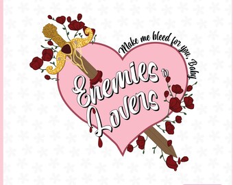 Enemies to Lovers SVG PNG, Bookish Design (Digital Download)