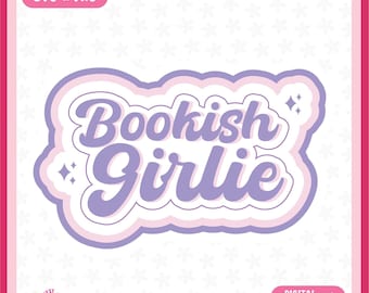 Fille livres livresques PNG SVG, design livresque tendance mignon pour chemises, autocollants, signets magnétiques, sacs fourre-tout, tasses et plus - usage commercial