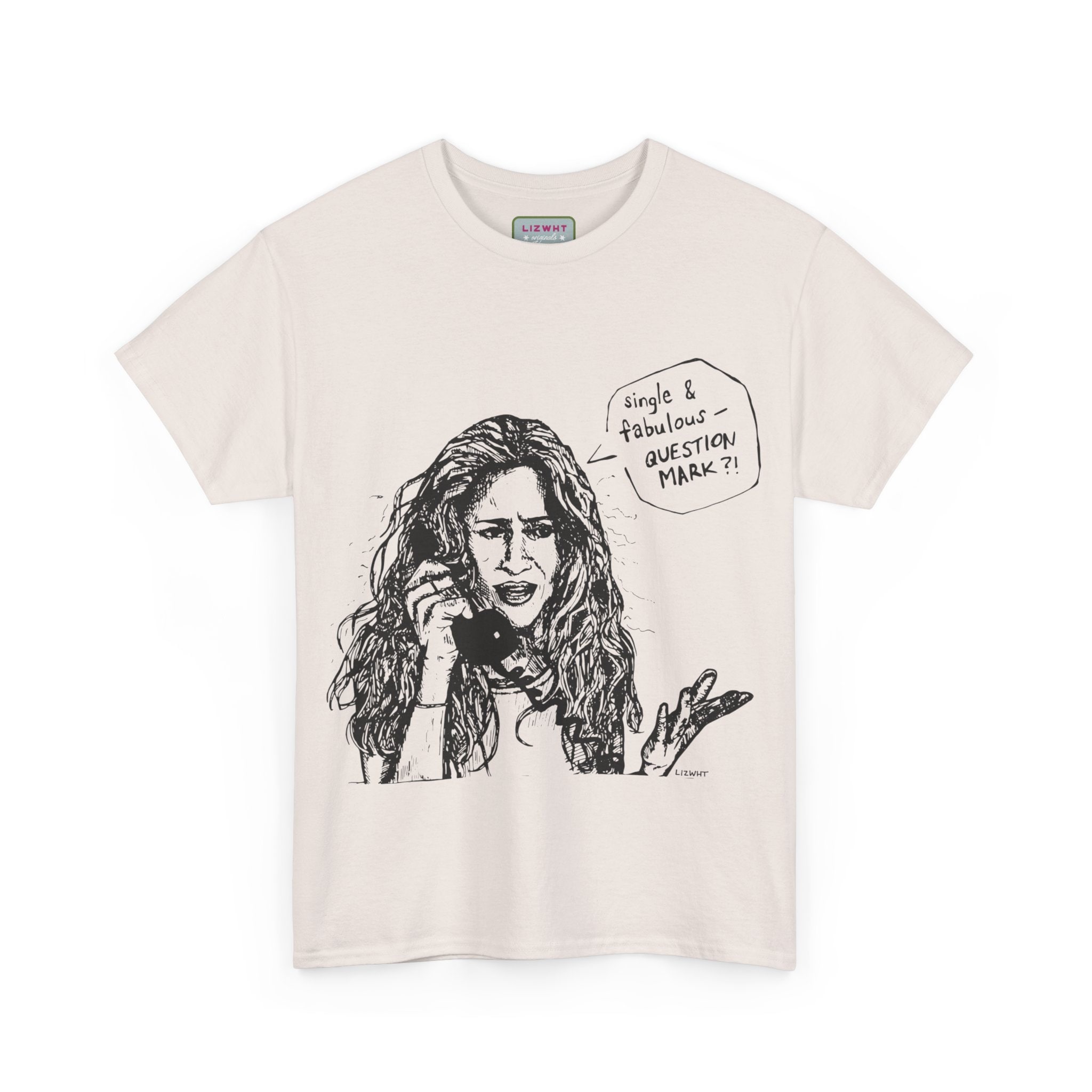 Carrie Bradshaw "Single and Fabulous?" Sex and The City T-Shirt