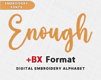 Embroidery Fonts BX, Script Embroidery Font, Handwriting Font Embroidery, Machine Embroidery Fonts, Beautiful Fonts, Instant Download