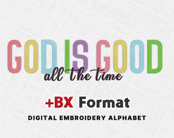 Modern Duo Font Embroidery Alphabet Fill Stitch 7 Sizes - Formats bx dst exp hus jef pes vp3 xxx Machine Embroidery Instant Download Block