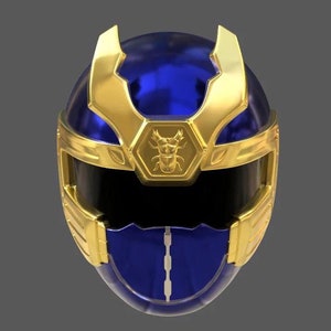 Power Rangers Ninja Storm Navy Thunder Ranger Helmet
