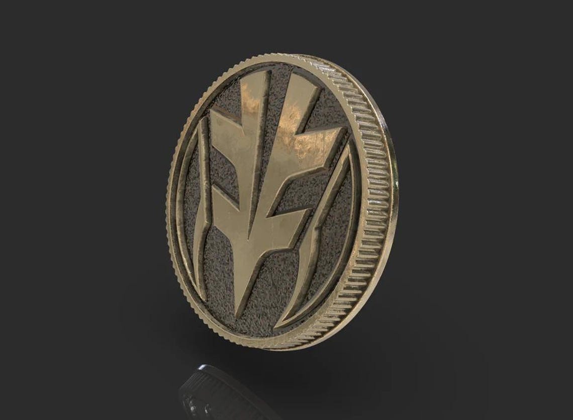 White Tiger Power Ranger Morpher Coin - Etsy