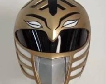 White Ranger Helmet - Movie Style
