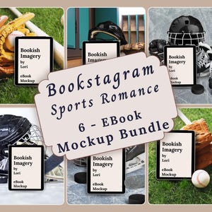 Bundle Baseball Romance Bookstagram, article de promotion de livre d&#39;auteur d&#39;histoires d&#39;amour sur le hockey sur les réseaux sociaux, écrivain de genre sportif, maquette FlatLay