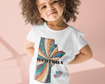Manitoba Canada T-Shirt: Retro Style Province Souvenir
