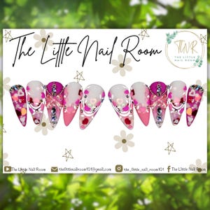 Kelsey Press On Nails: Luxury Gel Autumn False Nails