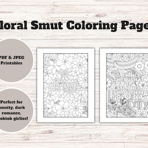 79 Smutty Coloring Sheets, Calming Coloring, Spicy Book Club, Coloring Page, Smut, Coloring sheets, Adult Coloring Pages, Smut Reader Gift