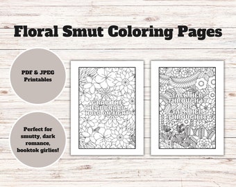 79 Smutty Coloring Sheets, Calming Coloring, Spicy Book Club, Coloring Page, Smut, Coloring sheets, Adult Coloring Pages, Smut Reader Gift
