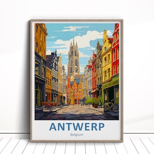 Antwerp Digital Download, Antwerp Travel Poster, Antwerp Wall Art, Belgium Travel Download, Antwerp Home Decor, Antwerp Art Gift, Belgium