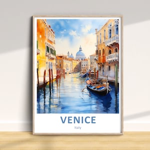 Venice Travel Print, Venice Travel Poster, Venice Wall Art, Italy Travel Print, Venice Home Decor Print, Venice Art Gift, Venice Canals