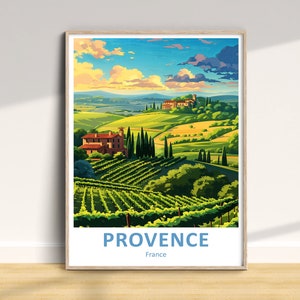 Provence Travel Print, Provence Travel Poster, Provence Wall Art, France Travel Print, Provence Home Decor Print, Provence Art Gift