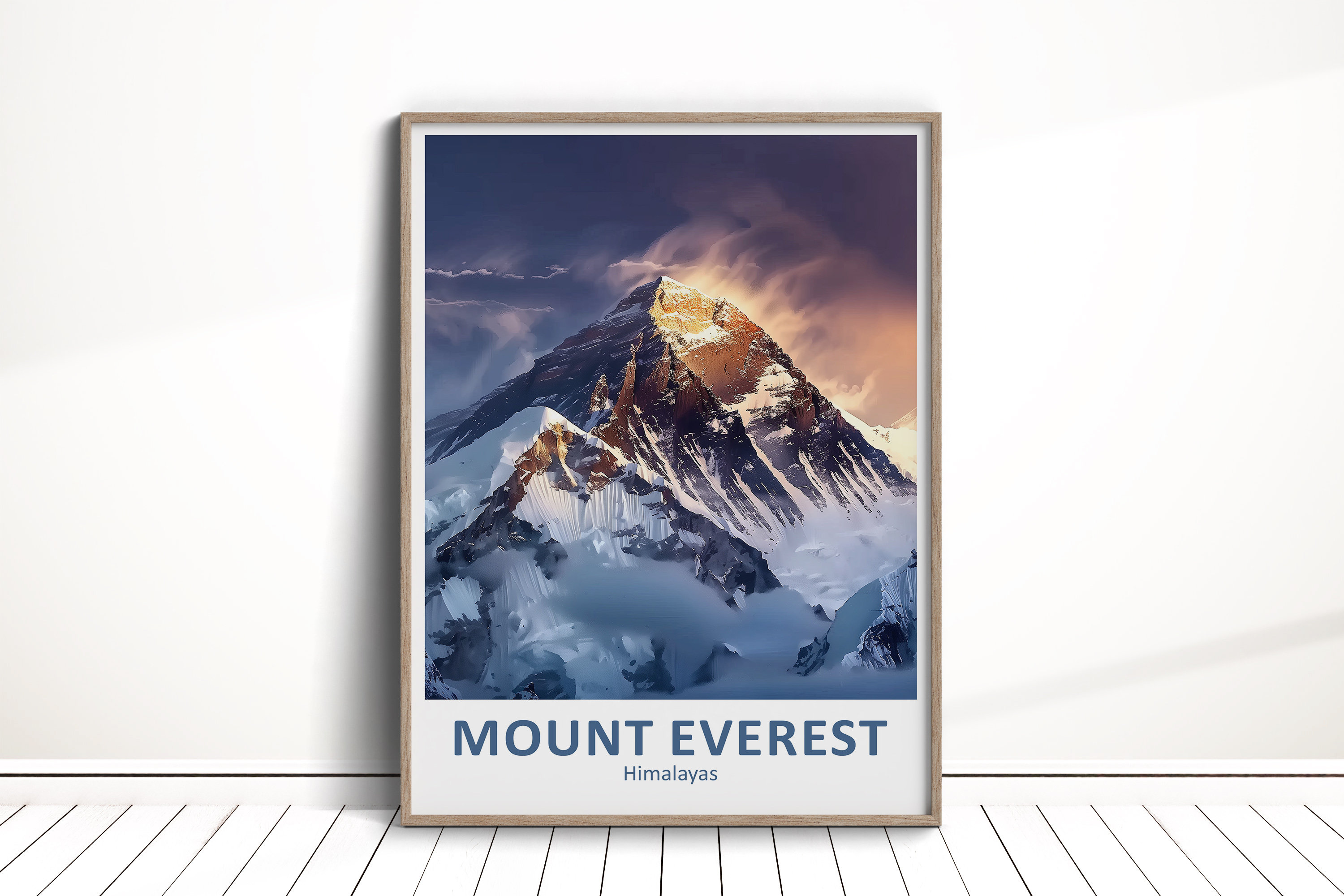 Everest Digital Download, Mount Everest Travel Poster, Everest