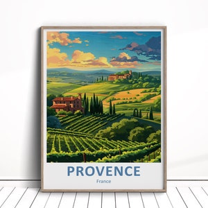 Provence Digital Download, Provence Travel Poster, Provence Wall Art, France Travel Download, Provence Home Decor, Provence France Art Gift