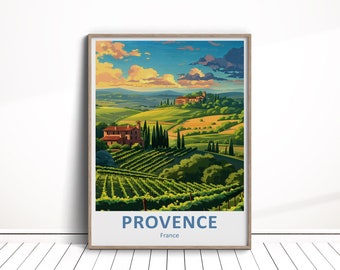 Provence Digital Download, Provence Travel Poster, Provence Wall Art, France Travel Download, Provence Home Decor, Provence France Art Gift