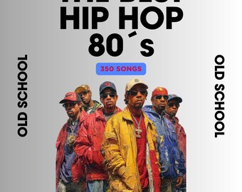 Download MP3 di successi hip hop degli anni '80, le migliori canzoni rap della vecchia scuola del decennio, playlist musicale di alta qualità