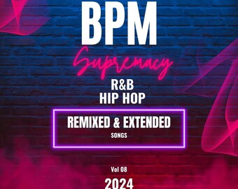 Compilation des meilleurs remix hip hop et RandB, pistes étendues, mixage DJ de haute qualité, téléchargement MP3, volume 8, 2024