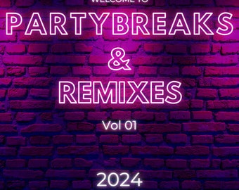 Collezione di musica per feste definitiva, 335 brani MP3, partybreak e remix scaricabili, DJ Mix, tracce estese, stili diversi