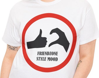 Friendzone tshirts, valentine's gift, love friend, moodTshirt, funny Tshirt, Gift for Him, Gift for Her, Gift for men, sea Tshirt, Friend