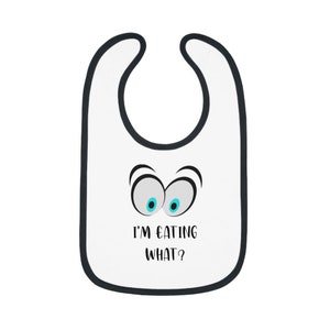 I'm eating what Bib, funny bib, baby birth gift, baby shower gift, new parents gift, new mom, new dad image 2