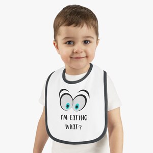 I'm eating what Bib, funny bib, baby birth gift, baby shower gift, new parents gift, new mom, new dad image 6