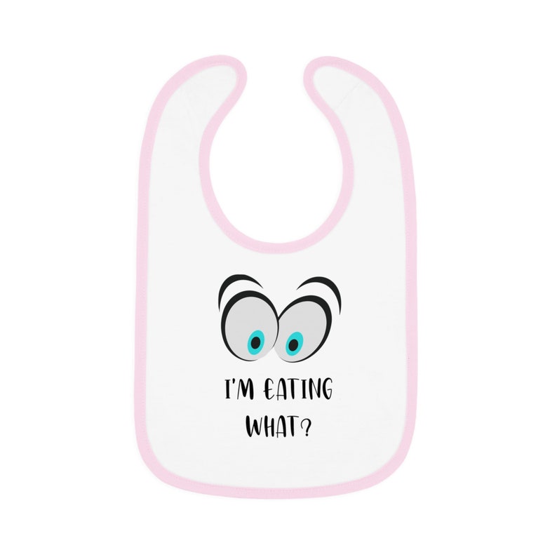 I'm eating what Bib, funny bib, baby birth gift, baby shower gift, new parents gift, new mom, new dad image 3
