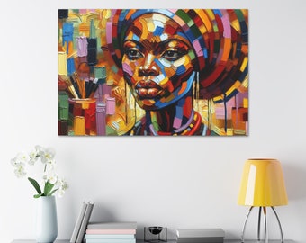 Adelia Montrose: A Journey Through Time and Canvas - Modern Expressionism Wall Art Painting for Canvas Print