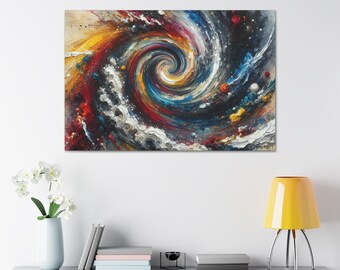 Antonio Delacroix: Mystical Masterpieces from the Dutch Golden Age - Abstract Trippy Wall Art Painting for Canvas Print