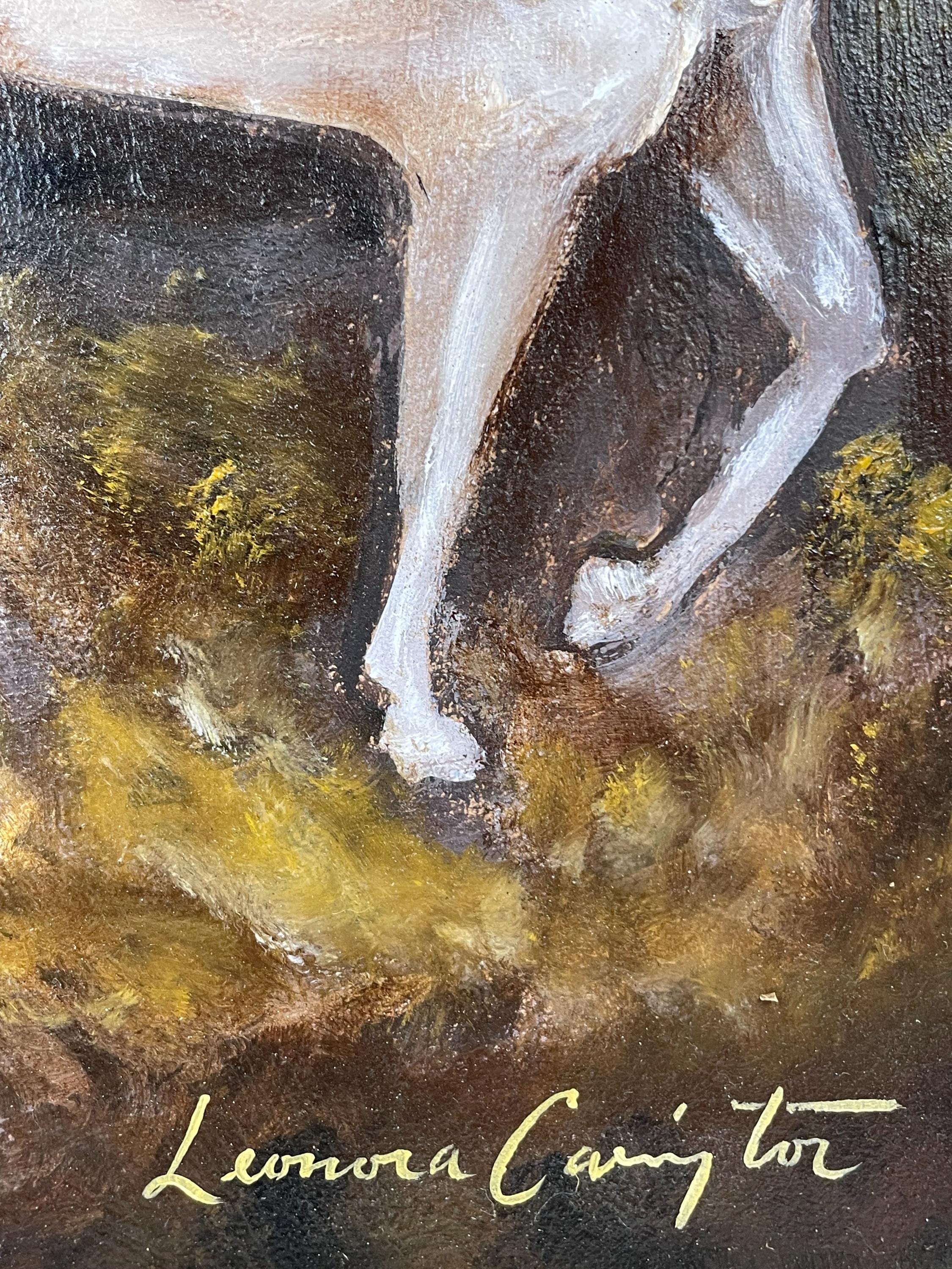 Leonora Carrington Oil on Canvas Painting Signed & Framed Masterpiece ...