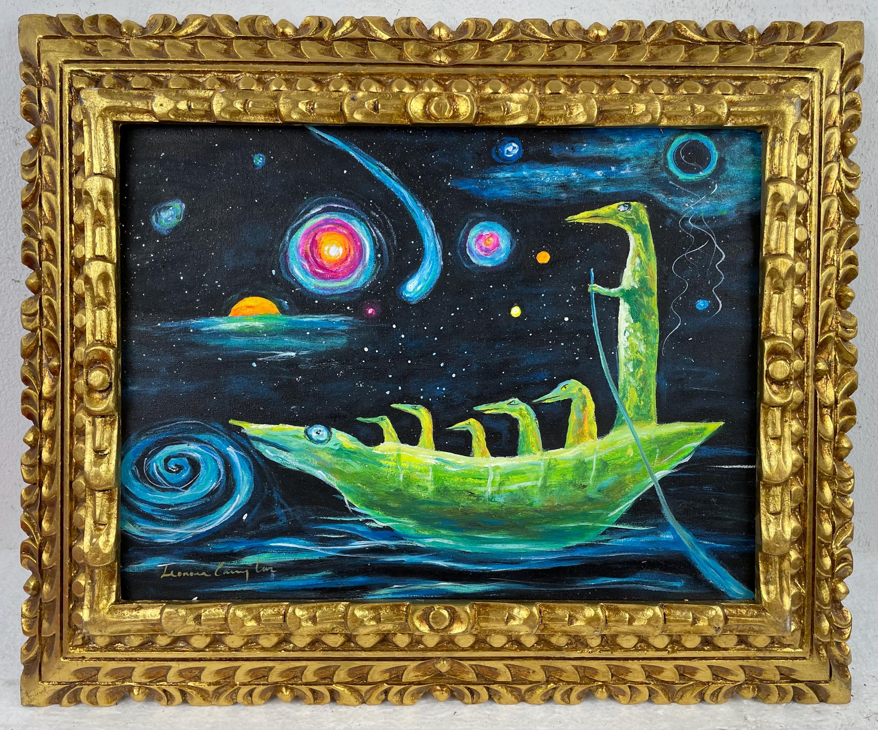 Leonora Carrington Oil on Canvas Painting Rare, Signed & Framed - Etsy