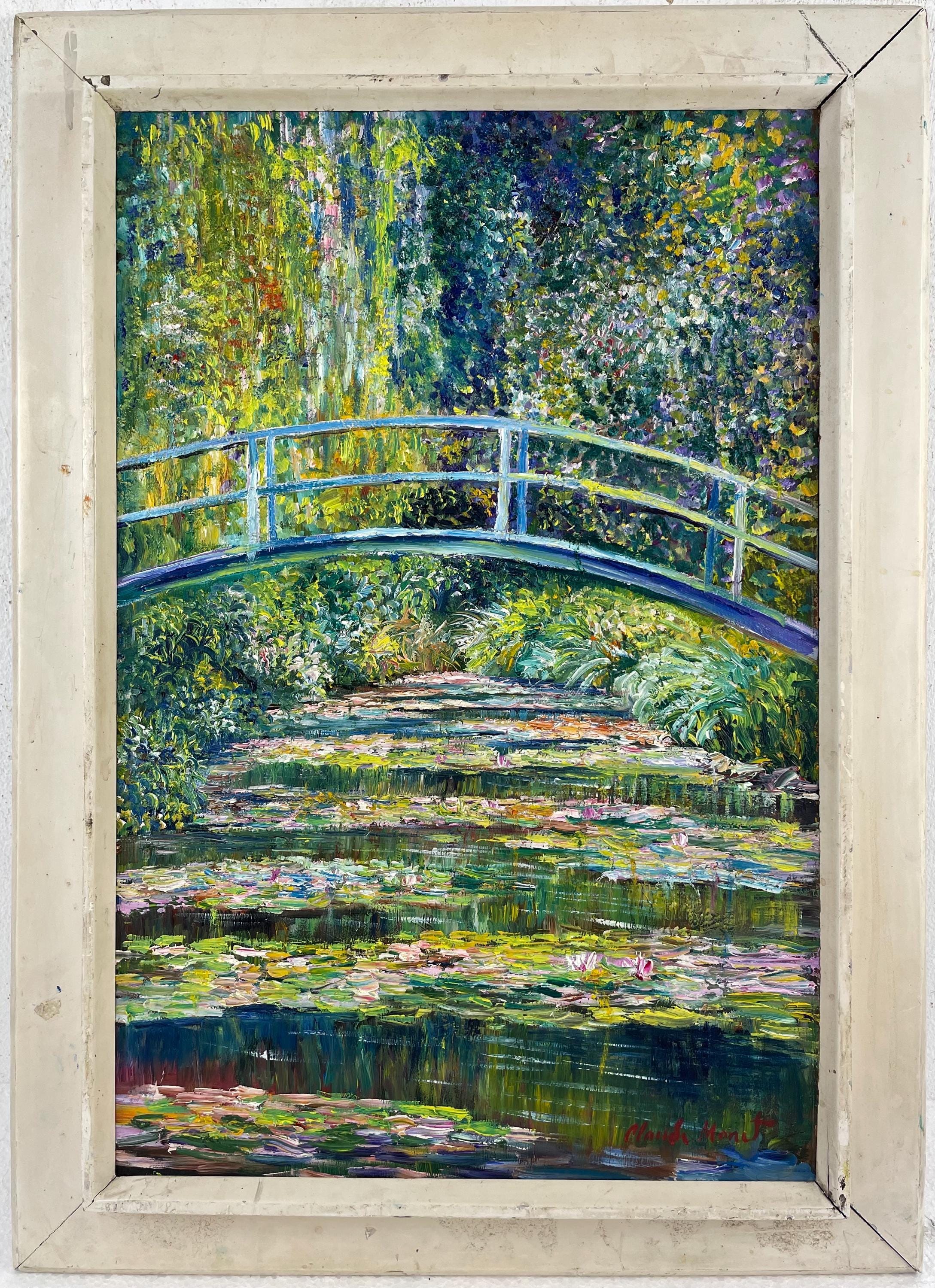Claude Monet Oil on Cardboard Painting Framed - Etsy Israel